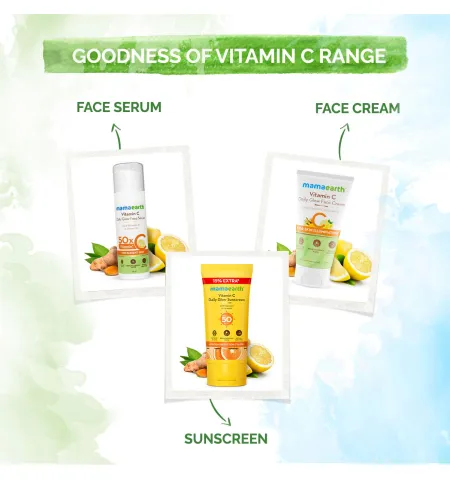 Mamaearth Vitamin C Daily Glow Sunscreen SPF 50 PA++++