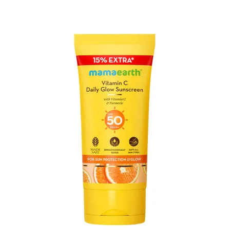 Mamaearth Vitamin C Daily Glow Sunscreen SPF 50 PA++++