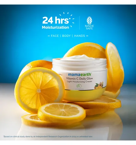 Mamaearth Vitamin C Daily Glow Light Moisturizing Cream