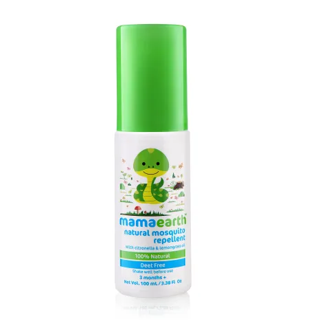 Mamaearth Natural Mosquito Repellent With Citronella & Lemongrass Oil