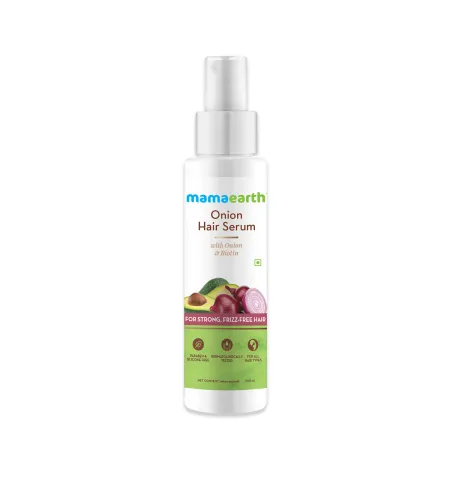 Mamaearth Onion Hair Serum with Onion & Biotin for Strong Frizz -Free Hair