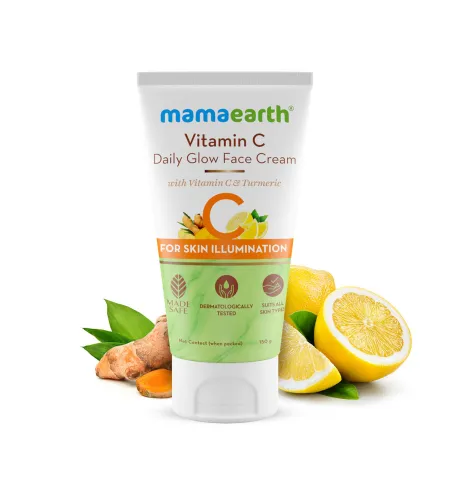 Mamaearth Vitamin C Daily Glow Face Cream With Vitamin C & Turmeric