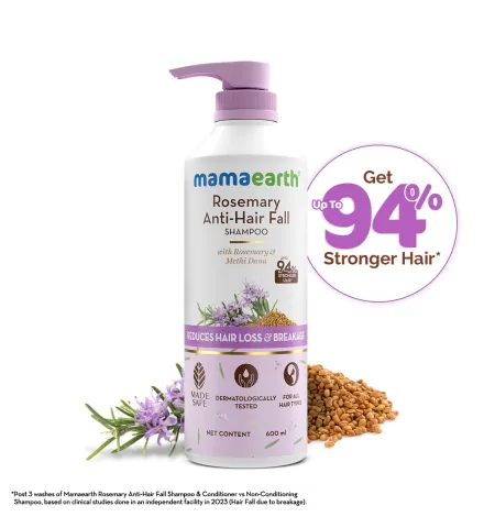 Mamaearth Rosemary Anti-Hair Fall Shampoo With Rosemary & Methi Dana