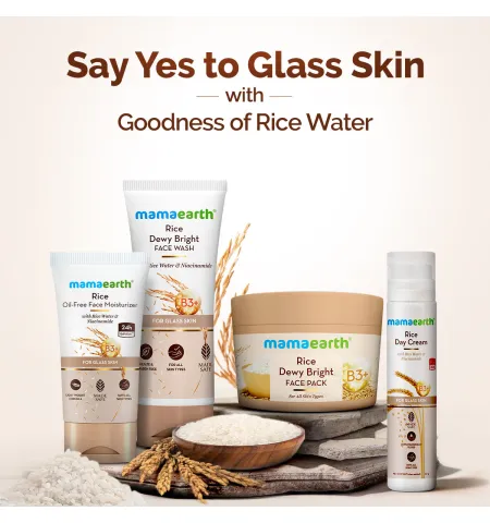 Mamaearth Rice Oil-Free Face Moisturizer For Oily Skin