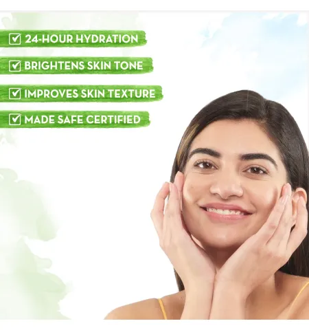 Mamaearth Rice Oil-Free Face Moisturizer With Rice Water & Niacinamide For Glass Skin
