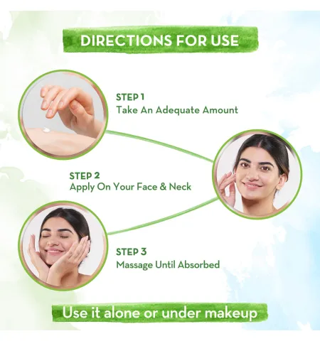Mamaearth Rice Oil-Free Face Moisturizer With Rice Water & Niacinamide For Glass Skin