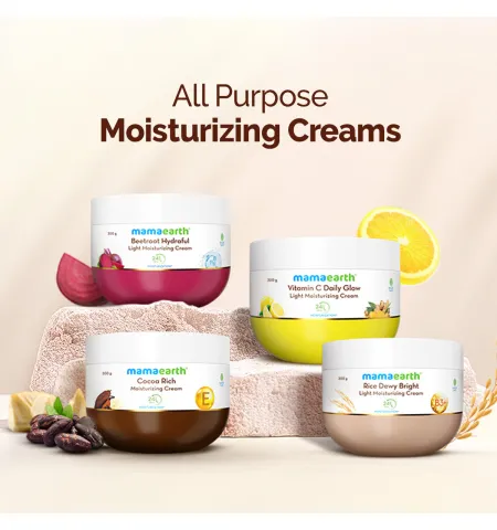 Mamaearth Rice Dewy Bright Light Moisturizing Cream