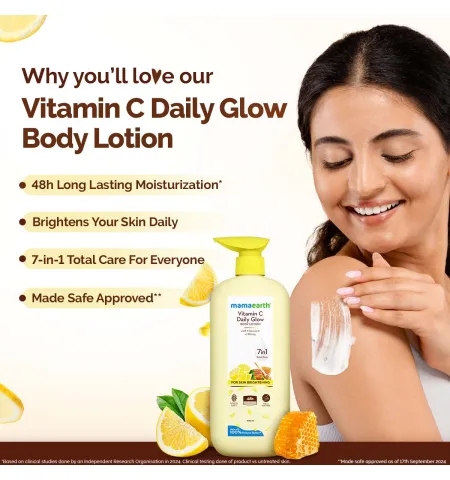 Mamaearth Vitamin C Daily Glow Body Lotion