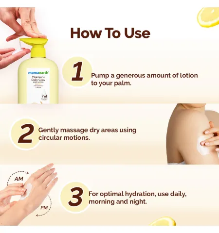 Mamaearth Vitamin C Daily Glow Body Lotion