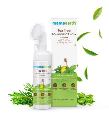 Mamaearth Tea Tree Foaming Face Wash With Tea Tree & Salicylic Acid For Acne & Pimples