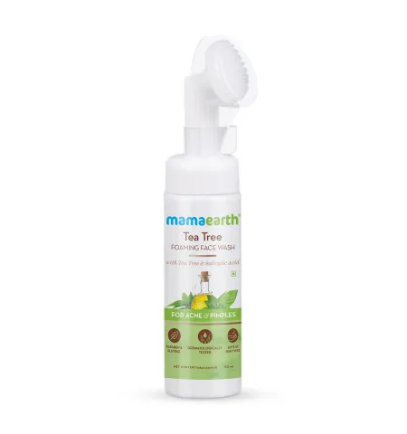 Mamaearth Tea Tree Foaming Face Wash With Tea Tree & Salicylic Acid For Acne & Pimples