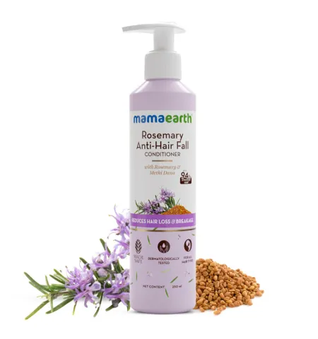 Mamaearth Rosemary Anti HairFall Conditioner With Rosemary &Methi Dana 250ml |UpTo 94% Stronger Hair