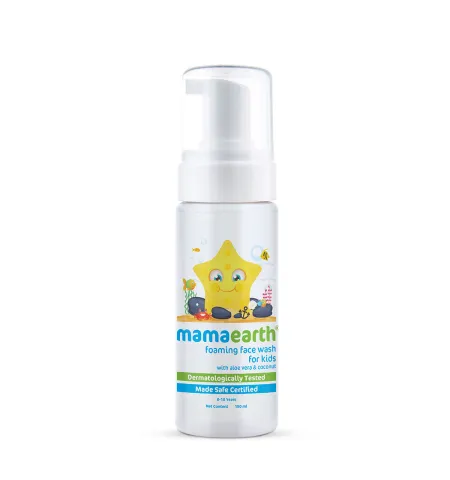 Mamaearth Foaming Face Wash For Kids With Aloe Vera & Coconut For Gentle Cleansing