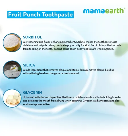 Mamaearth Fruit Punch Toothpaste For Kids
