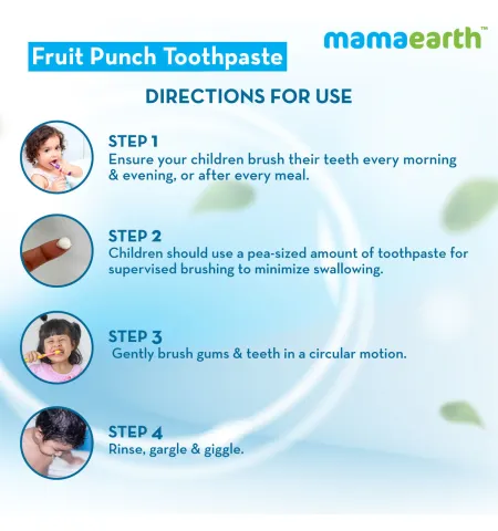 Mamaearth Fruit Punch Toothpaste For Kids