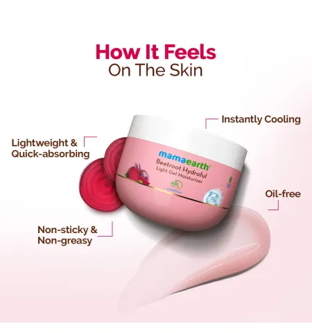 Mamaearth Beetroot Hydraful Light Gel Moisturizer