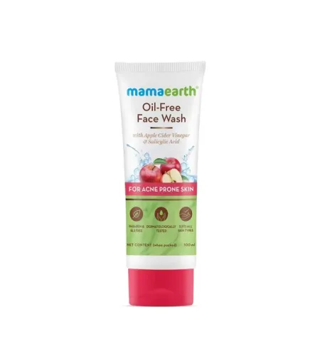 Mamaearth Oil-Free Face Wash For Oily Skin, With Apple Cider Vinegar & Salicylic Acid