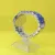 Blue/Silver Stone Engraved Fashionable Watch For Unisex