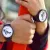King Queen Printed RoundDial Fashionable Couple Watch For Unisex - 2 Pic Combo Pack