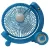 Portable Rechargeable Mini Fan With Led Light Hy-5880