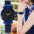 Trendy Magnetic Fashionable Luxury Stainless Steel Watch For Women - Blue
