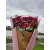 Premium Golden paper wrapped Roses Bouquet 15 Stems