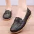 Womens Soft Sole Flats Round Toe Comfort Loafers Sequins Concise Shoes Breathable Lightweight Walking Shoes