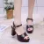 Thick Heel Sandals Women 2022 Fashion Platform High Heel Comfort Casual Buckle Strap