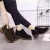 Luxurious New Trendy Sweet Lamb Wool Zipper Ankle Winter Boots For Women ( 2058 )