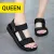Suede Comfortable Double Strap Summer Soft Sandle For Women - Black| Fashion Summer Soft Sandle For Women