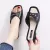 2022 New Womens Low Heel Comfortable Slippers Casual Sandal Fashion Ladies Anti-Slip Rhinestone Outdoor Slippers