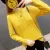 Women Pullover Sweater Hooded Jumper Loose Solid Long Sleeve Casual Autumn Winter Thick Warm Knitted Sweaters