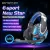 G10 USB stereo wired computer headsets with microphone and led light ,best gaming headphone