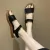 2023 Summer Jelly Comfort Black Flat Open Toe Classic Fashion Platform Soft Casual Sandalias - Fashion |