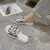 Black White Sports Sandals 2022 Summer Slides Korean Casual Thick Bottom Sandal - Fashion | Women's Footwear |
