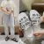 Black White Sports Sandals 2022 Summer Slides Korean Casual Thick Bottom Sandal - Fashion | Women's Footwear |