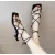 Summer White Black Women Sandals Fashion Cross Tied High Heels Shoes Party Lace Up Pumps Heels - Fashion |