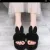 2023 Summer Hairy Cute Rabbit Fur Slippers Women Thick Soled Outdoor Flat Platform Sandals - Fashion |