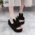 2023 Summer Hairy Cute Rabbit Fur Slippers Women Thick Soled Outdoor Flat Platform Sandals - Fashion |