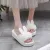 2023 Summer Hairy Cute Rabbit Fur Slippers Women Thick Soled Outdoor Flat Platform Sandals - Fashion |