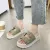2023 New Summer Women's Sandals Stitching Surface Buckle Thick Bottom Sports Harajuku Style Beach Flat