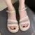 Sequin Decorative Sandals Chunky Women's Fashion All-match Platform Gladiator Mid-hell Open-toe One-Line Buckle Sandals