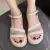 Sequin Decorative Sandals Chunky Women's Fashion All-match Platform Gladiator Mid-hell Open-toe One-Line Buckle Sandals