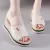 Fashion Flip Flops 7cm Women Shoes Slippers Platform Summer Shoes Open Toe Wedges Sandals - Fashion |