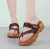 New Korean Version Thick Bottom Fitting Sandals Women'S Single Finger Velcro Slippers 8022 | Sandals For Women