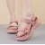 Korean Fashion New Summer Women Wedge Sandals Thick Bottom Pee Toe Buckle Strap - Fashion | Women's Footwear |