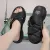 Women's Summer Comfortable Slippers Fashion Heightening Sponge Sole