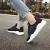 Luxury Black Color Lace Up Women Breathable Mesh Running Shoes Sneakers( 4611-3) - Fashion | Women's Footwear |