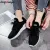 Luxury Black Color Lace Up Women Breathable Mesh Running Shoes Sneakers( 4611-3) - Fashion | Women's Footwear |