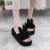2023 Summer Hairy Cute Rabbit Fur Slippers Women Thick Soled Outdoor Flat Platform Sandals - Fashion |
